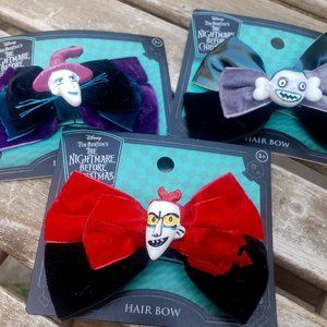 RARE~Nightmare Before Christmas Hair Bow NWT!